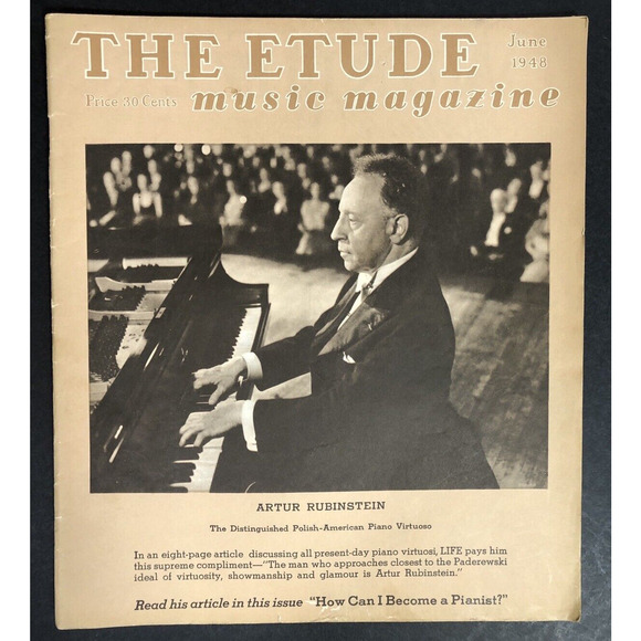 1940s The Etude Music Magazine 11 issues LOT from Vintage Ads SHEET MUSIC - Picture 12 of 16
